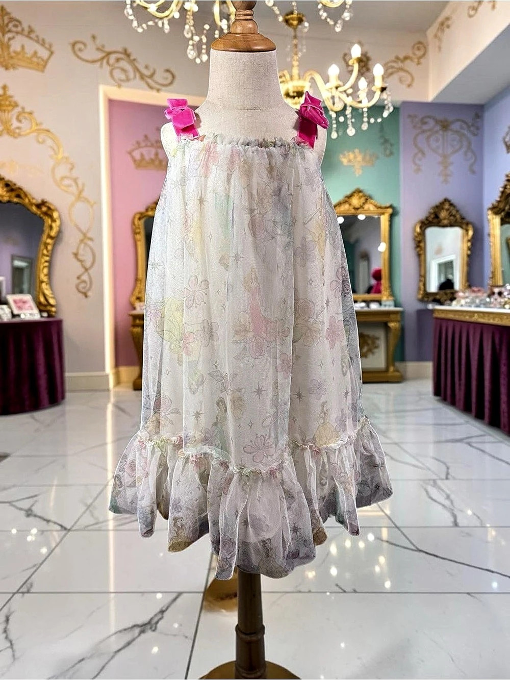 Disney Princess floral dress Floral Ruffle Dress Size 5T